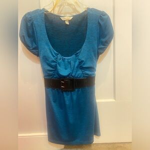 Blue/black speecklers top